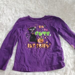 EUC Halloween Themed Toddler Girl's Size 5T shirt